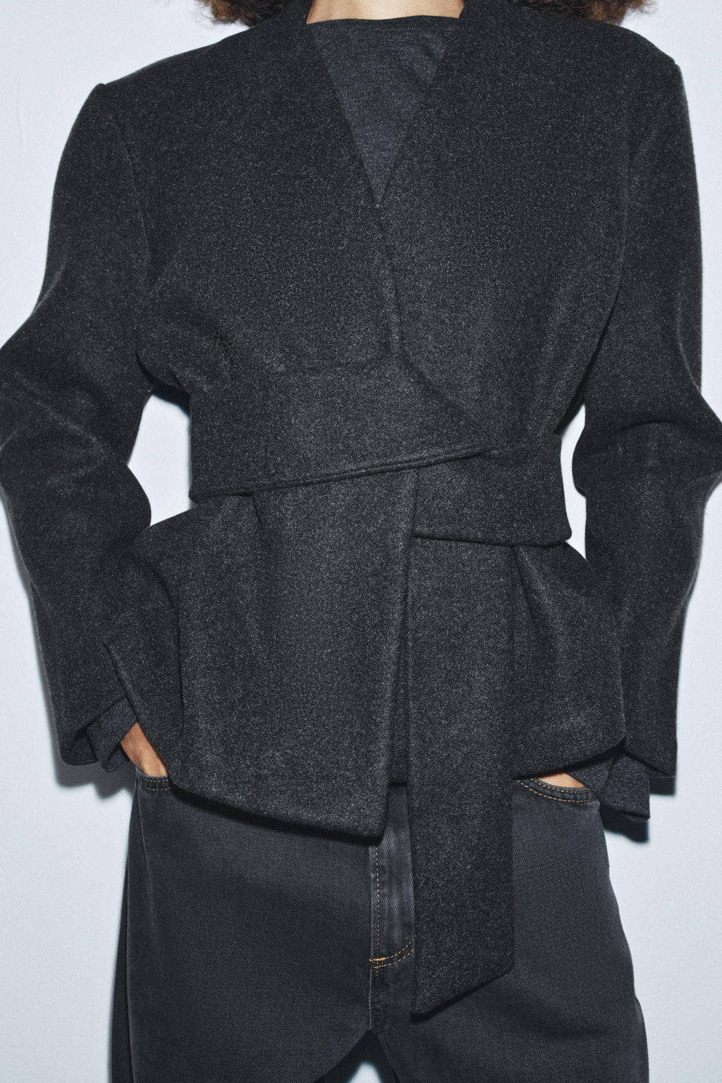 SOFT BELTED CARDIGAN - Zara фото 3