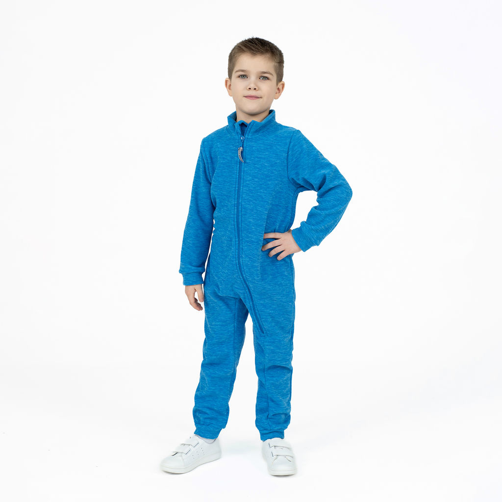 Комбинезон детский флисовый бирюза