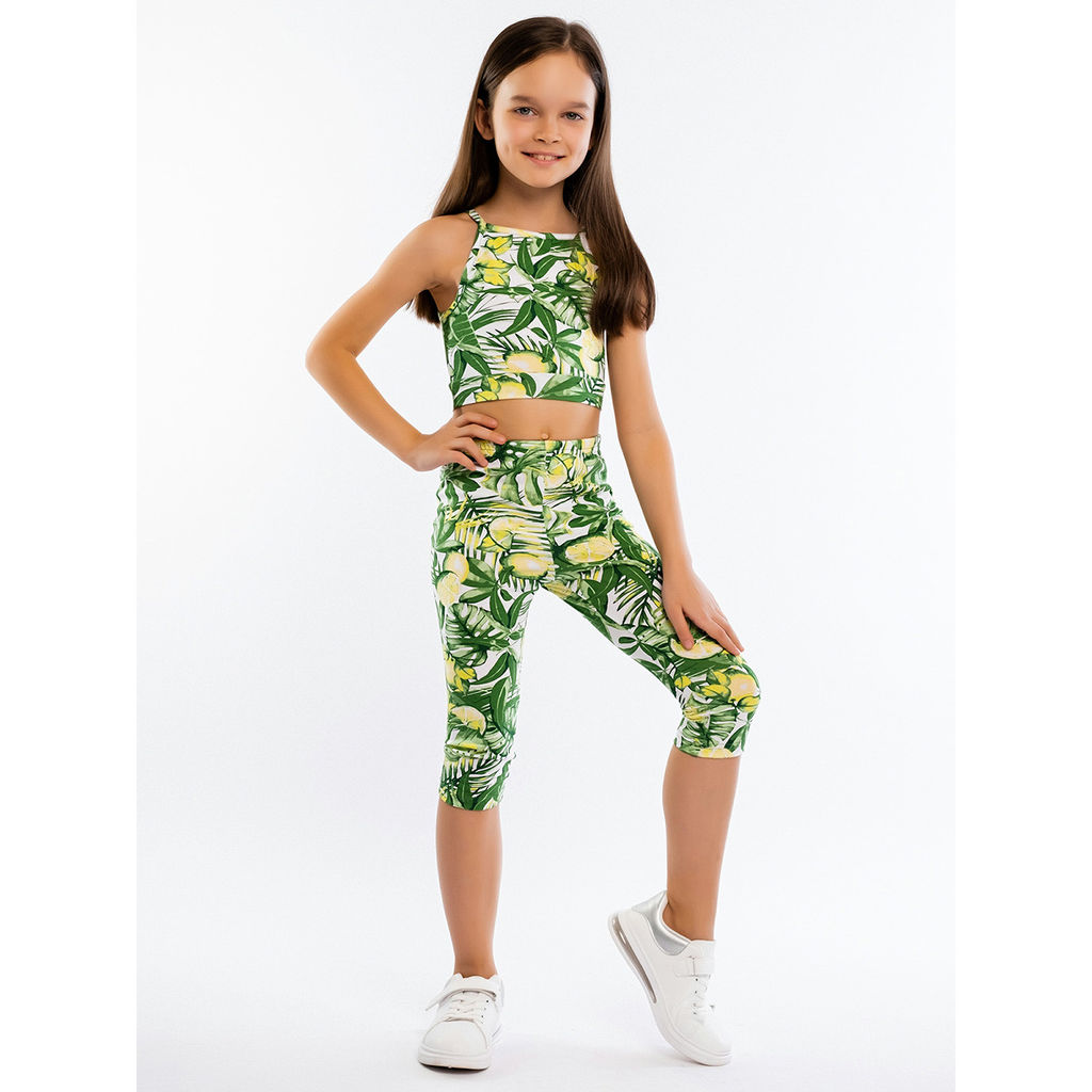 Комплект лосины 3/4 кулирка лайкра 7612104601