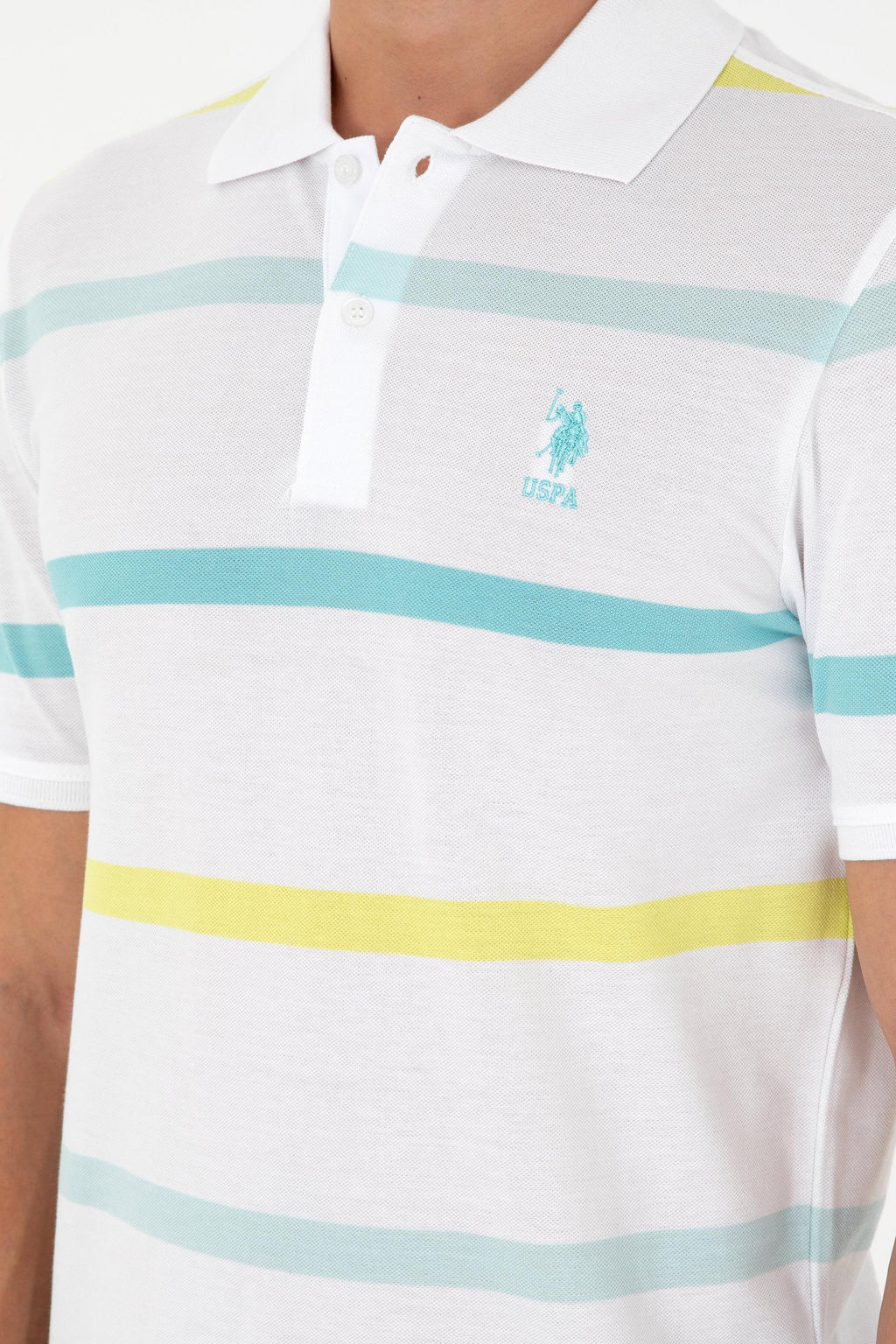 Мужская мятная футболка - U.s. polo assn фото 7