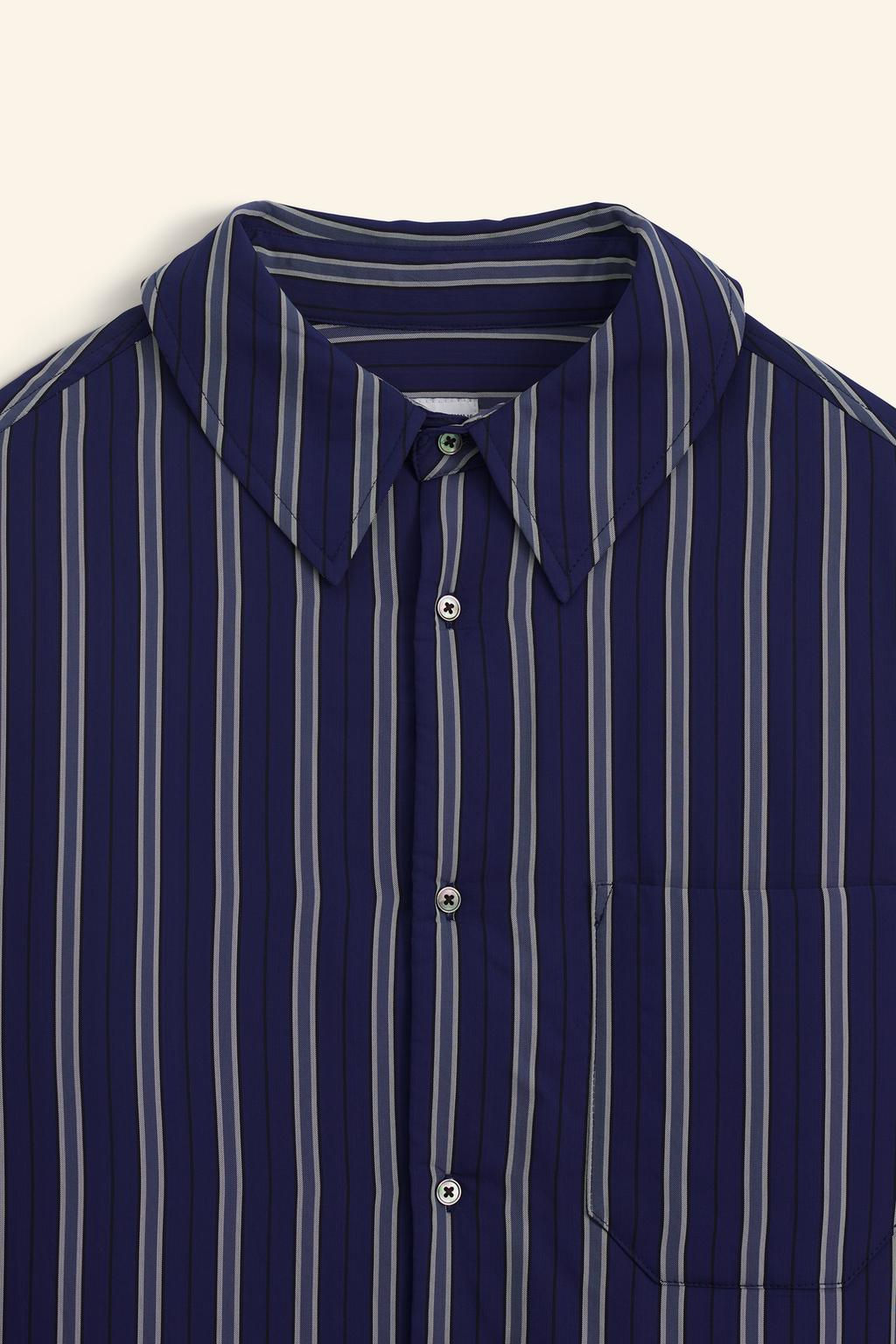 LIMITED EDITION STRIPED OVERSIZE OVERSHIRT - Zara фото 10