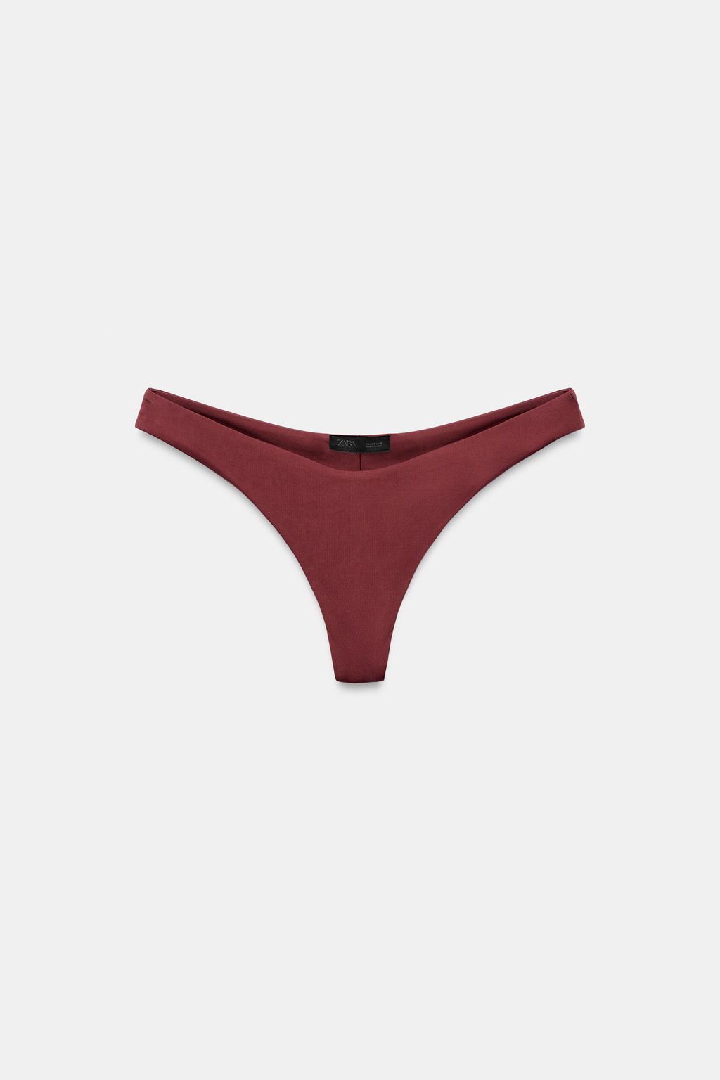 BRAGUITA BIKINI FRUNCE / Marr?n - Zara фото 2