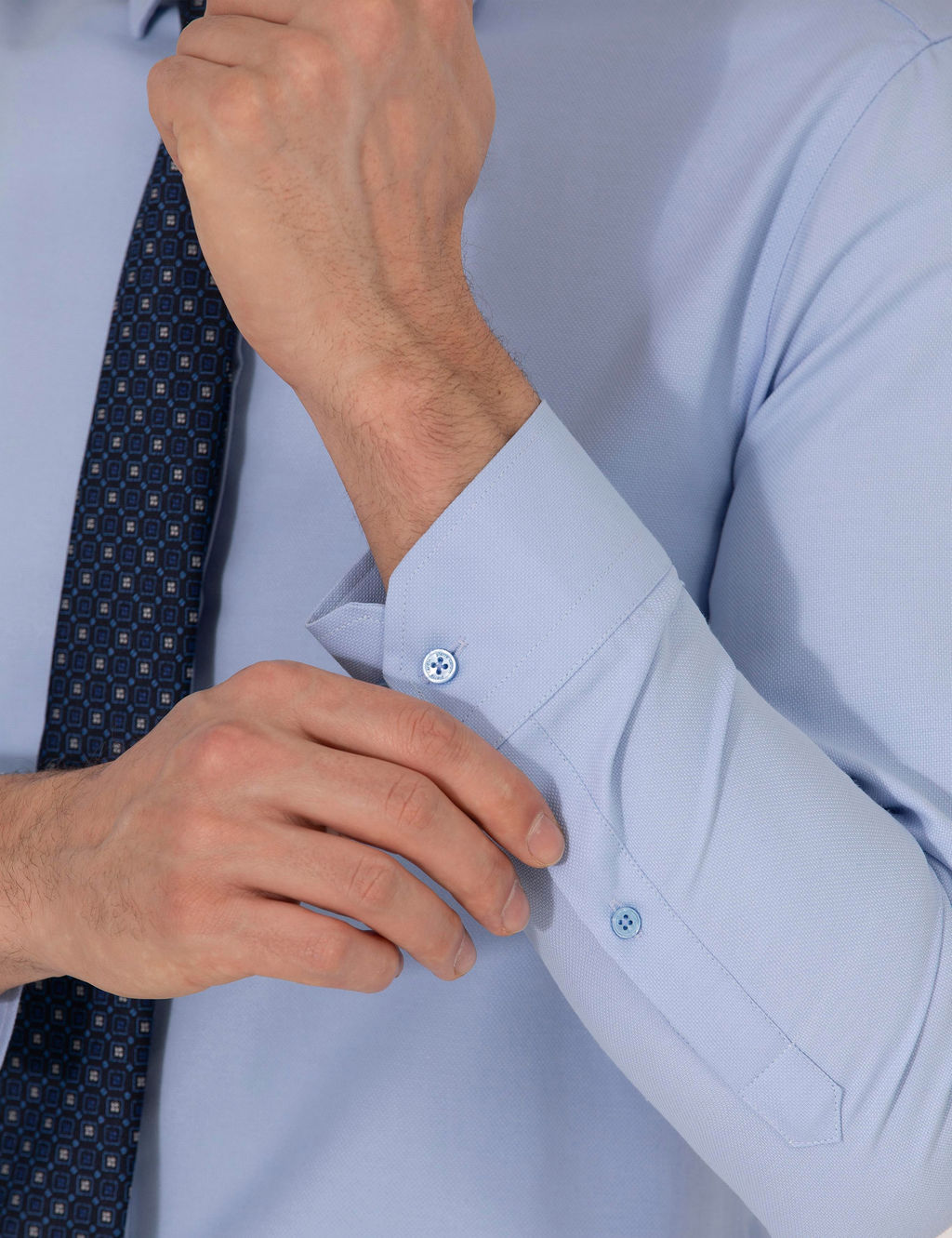 Рубашка Pierre Cardin Slim Fit Oxford темно-синяя