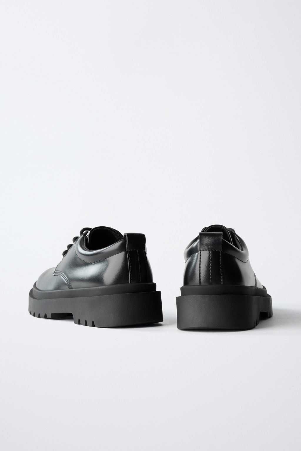 TRACK SOLE DERBY SHOES - Zara фото 6
