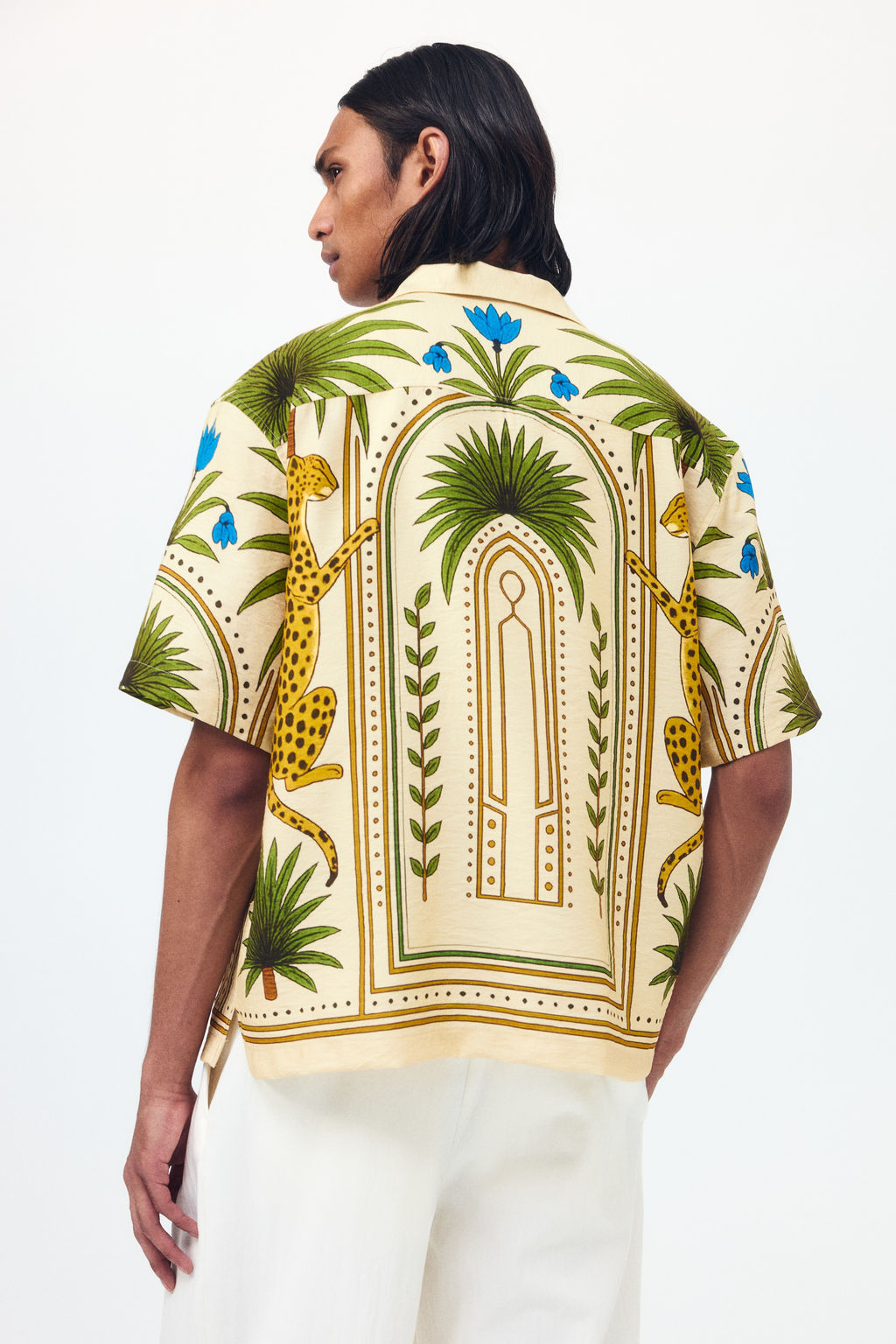 Camisa resort estampada Relaxed Fit - H&m фото 7