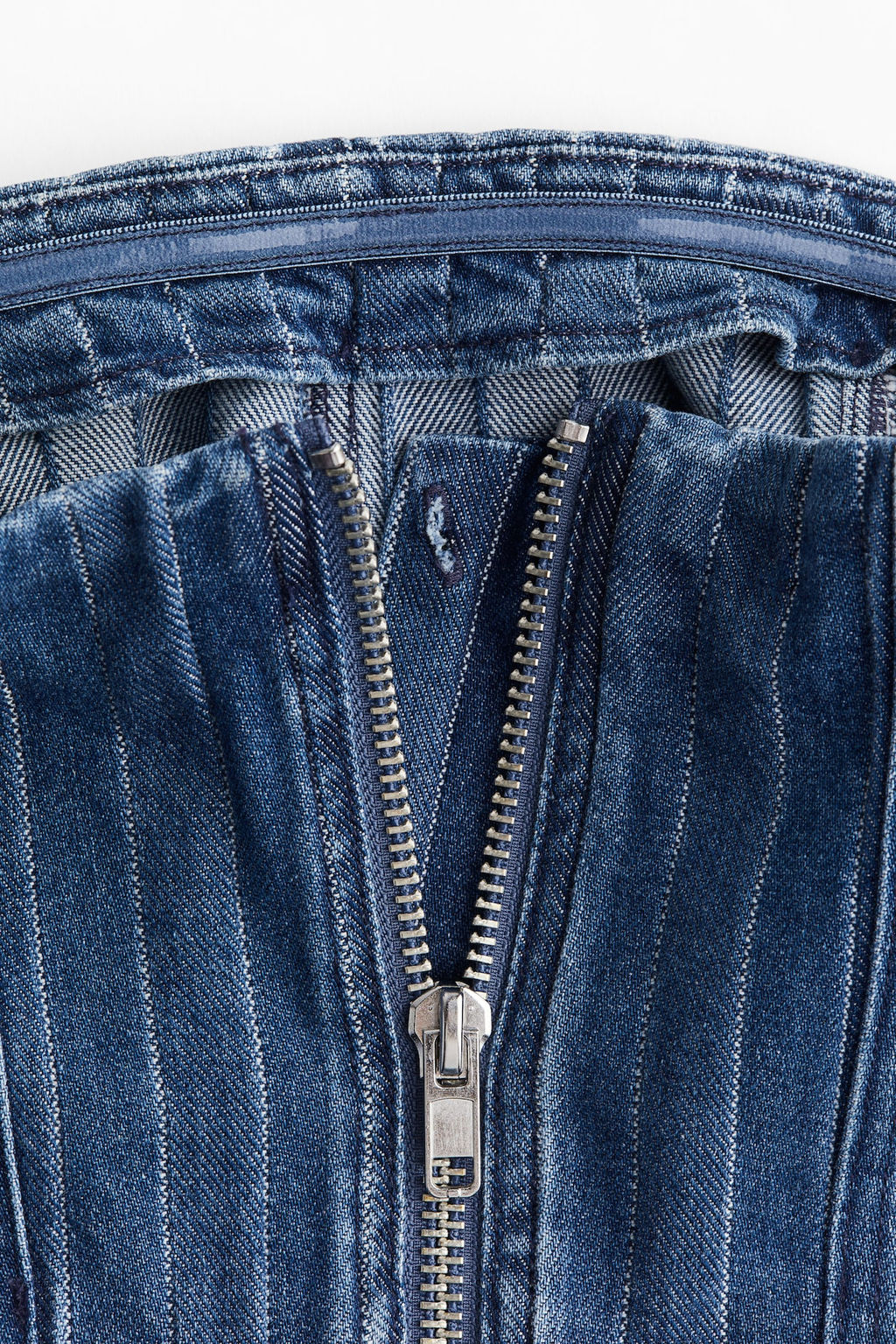Top bandeau cropped en denim - H&m фото 6