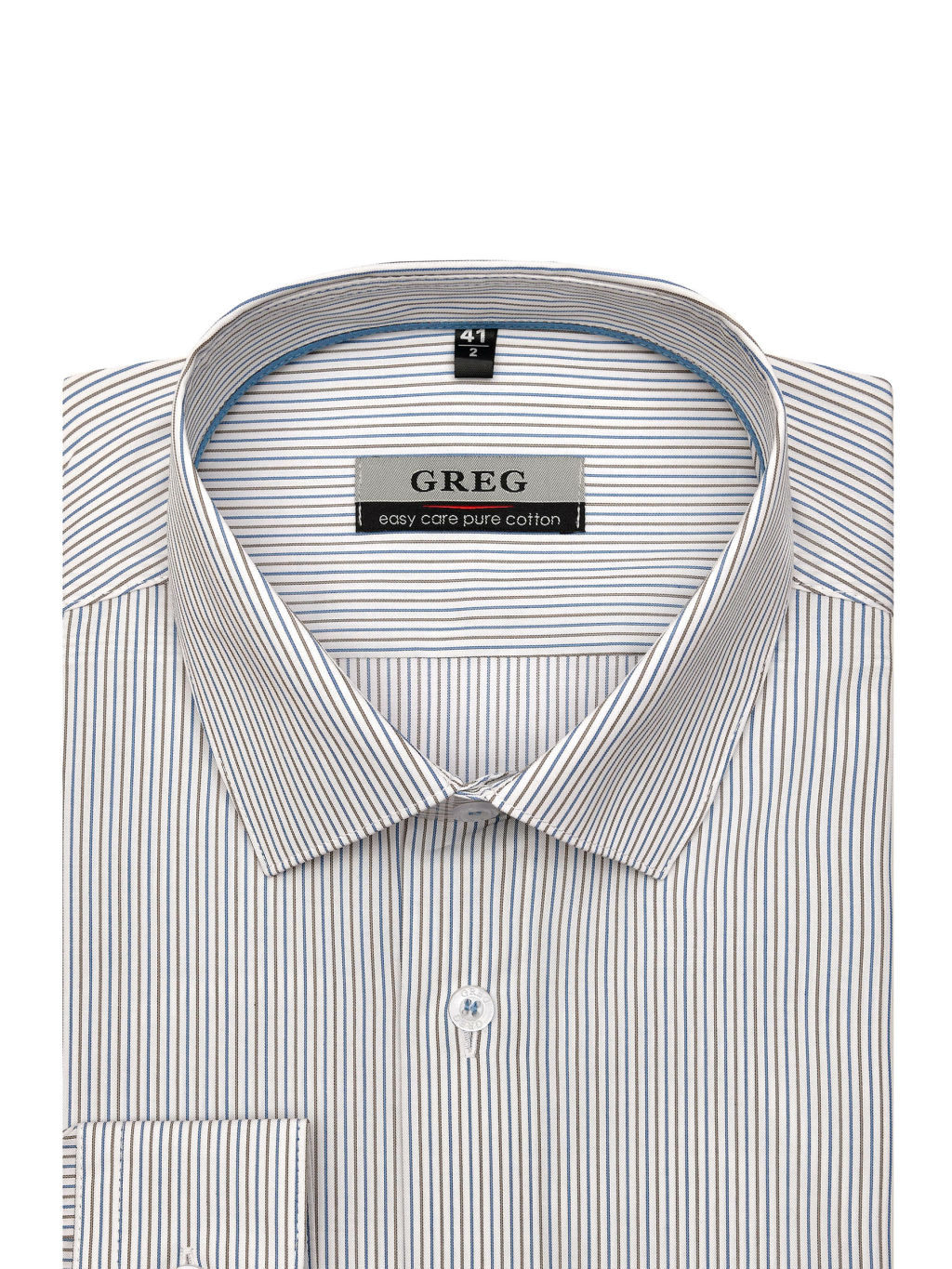 Сорочка мужская длинный рукав GREG 151/231/6150/Z/1p  фото 3