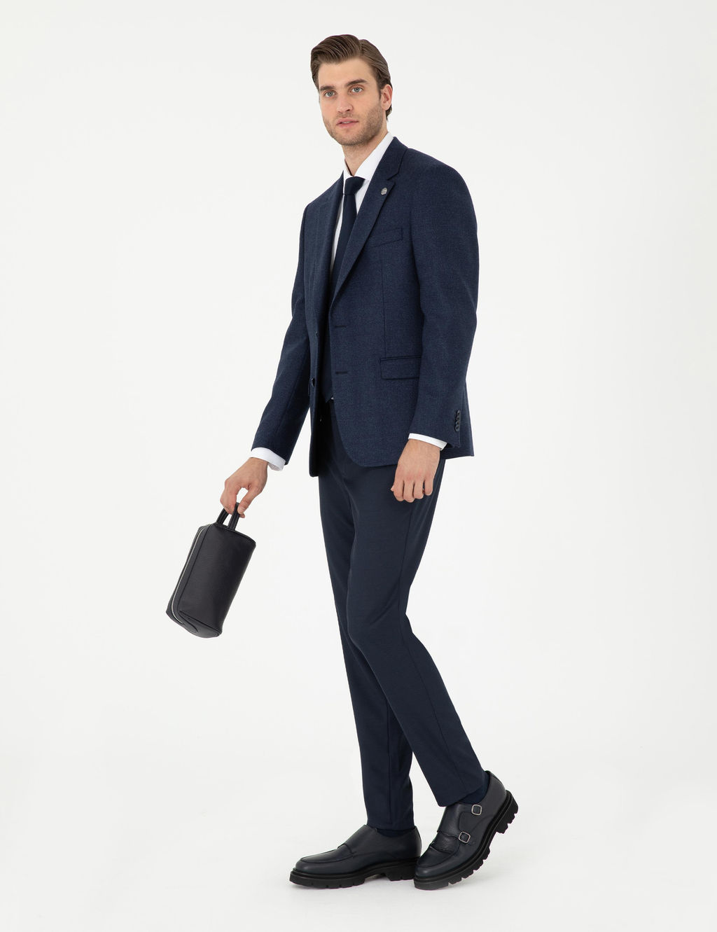 Lacivert Ex. Slim Fit Kuma_ Pantolon - Pierre cardin фото 3