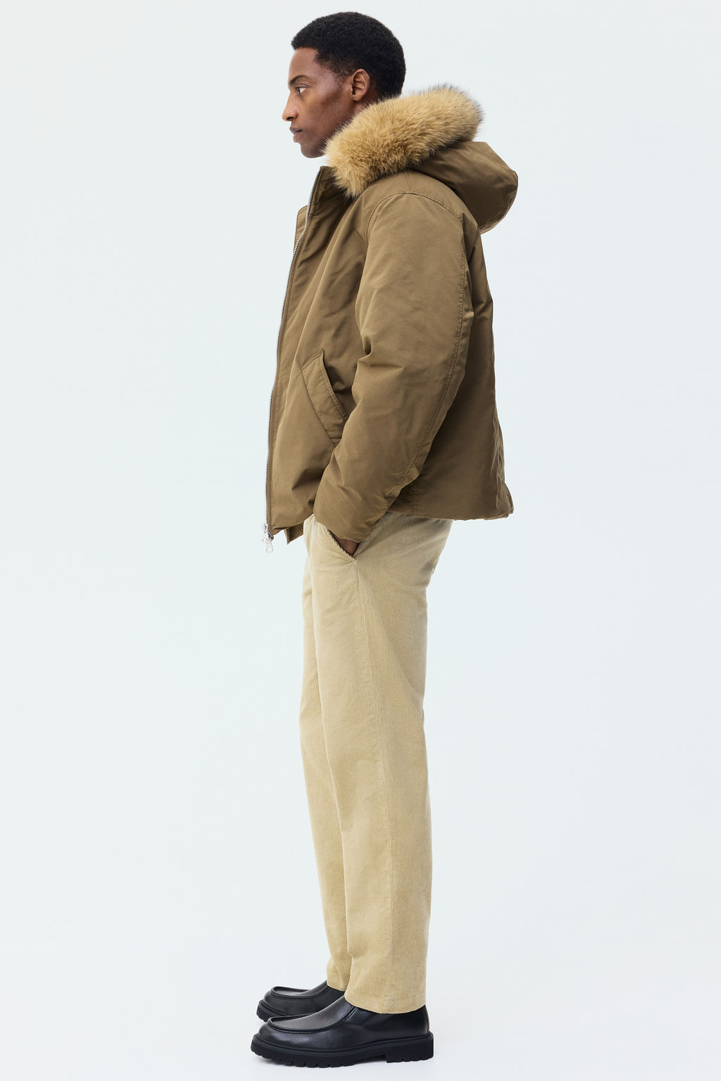 Pantal?n de pana Regular Fit - H&m фото 7