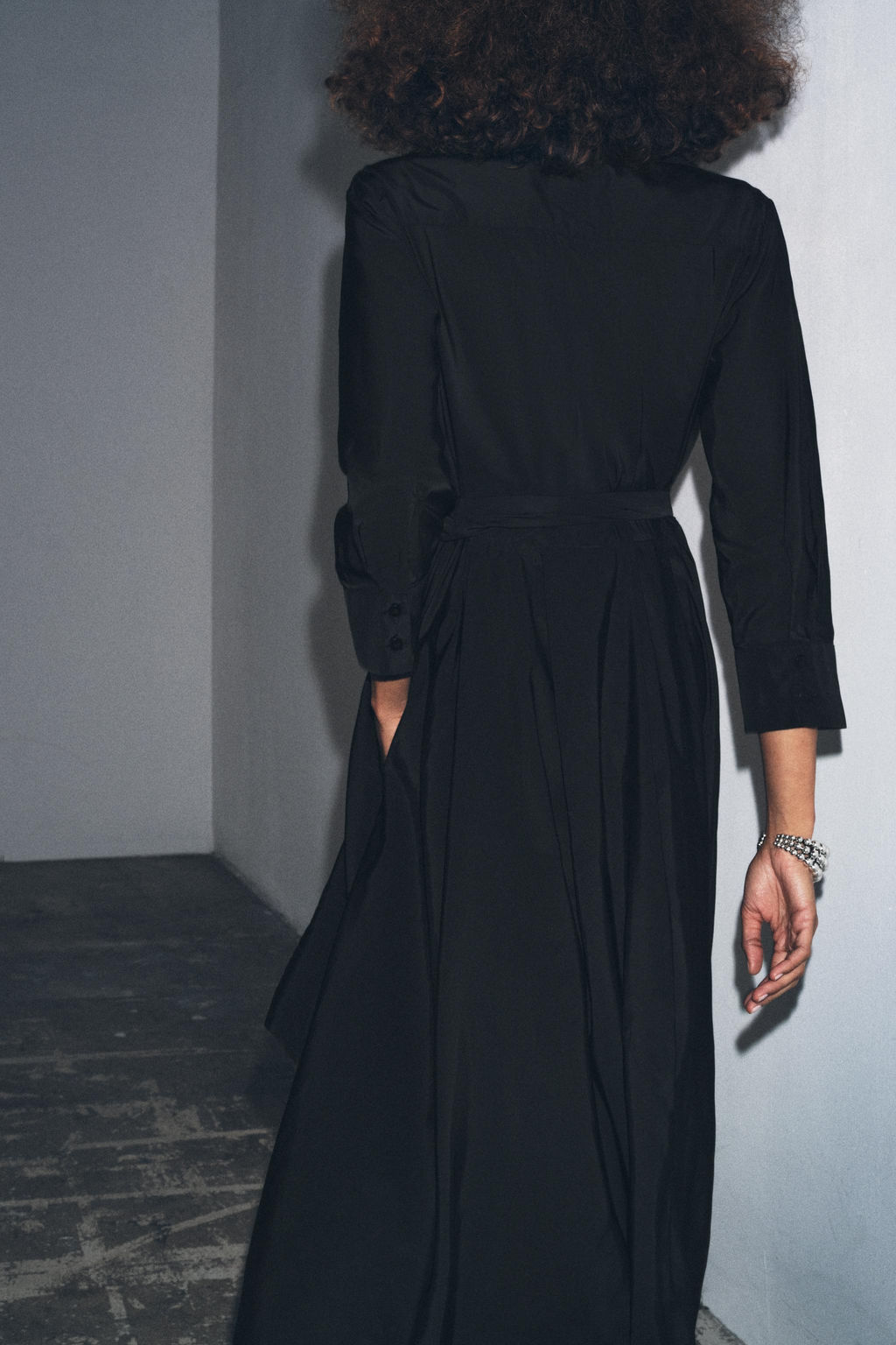 ZW COLLECTION MIDI SHIRT DRESS - Zara фото 3