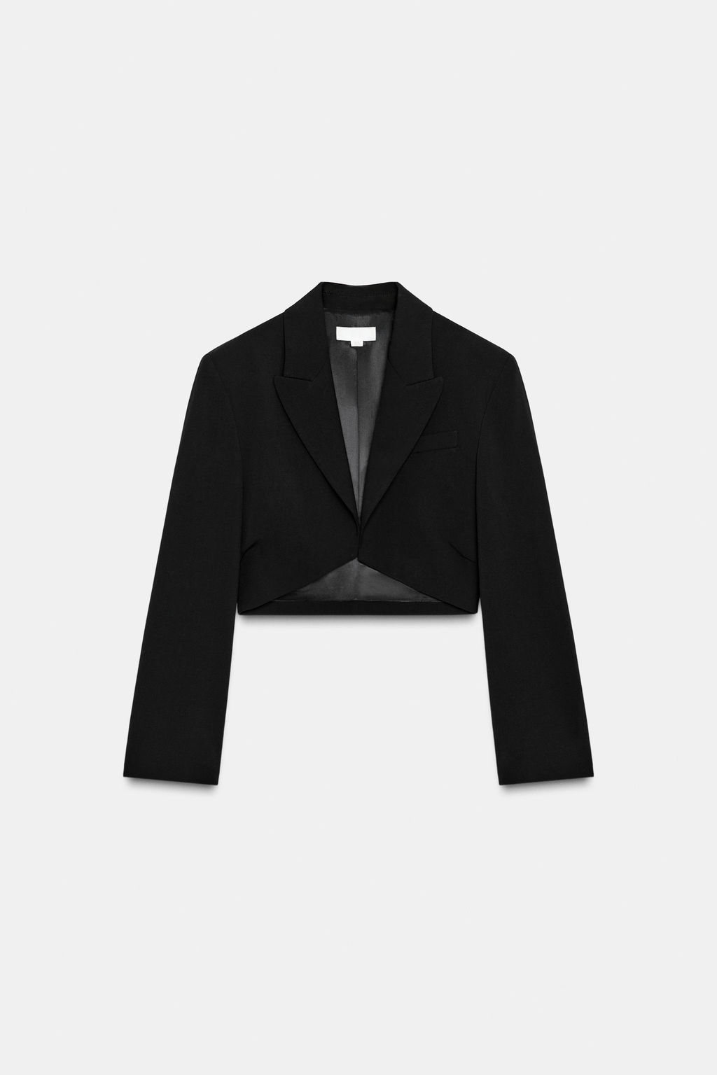 SHORT BLAZER WITH SHOULDER PADS AND PLEATS - Zara фото 4