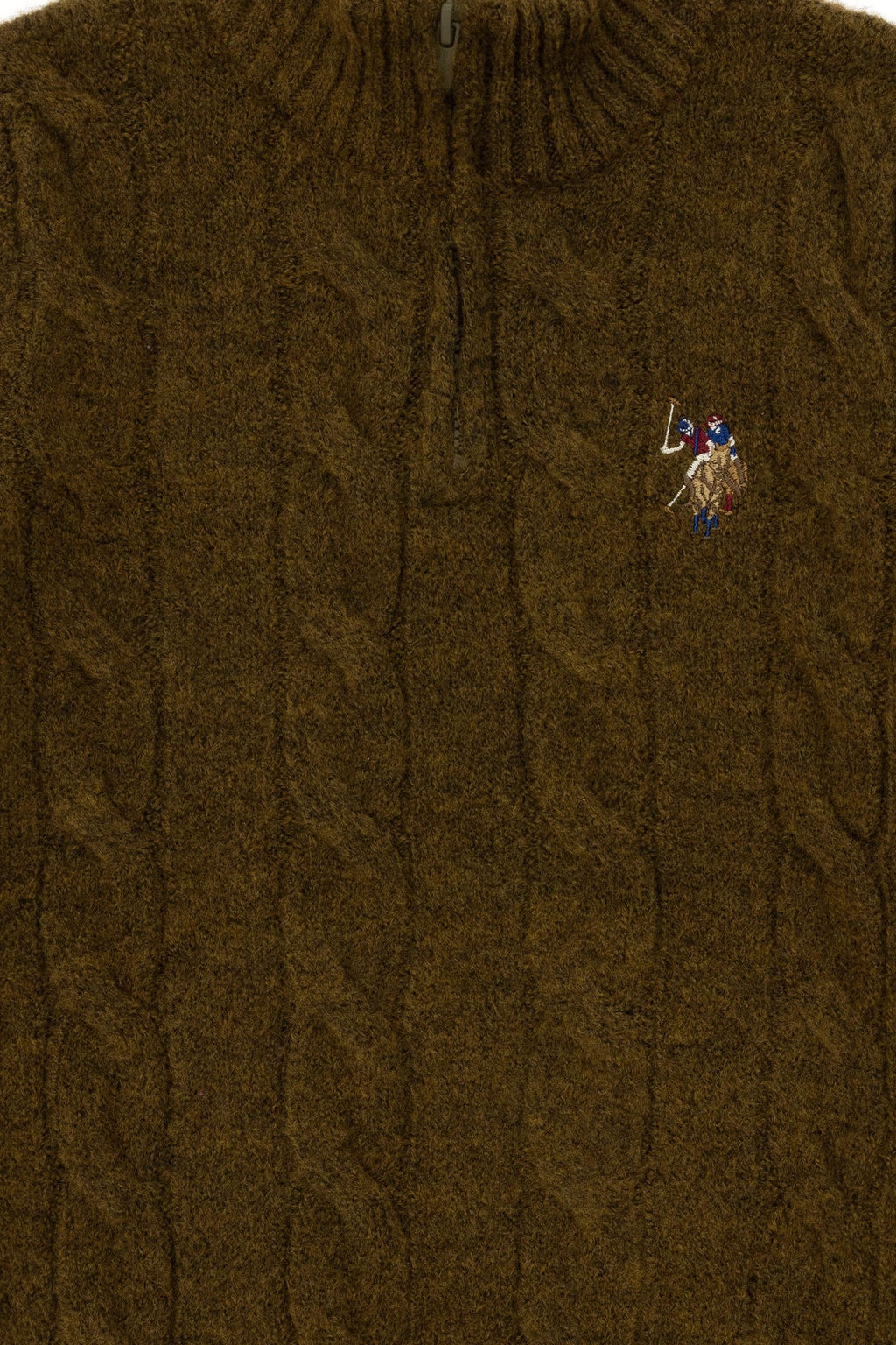 Свитер цвета хаки для мальчика Неожиданная скидка в корзине - U.s. polo assn фото 3