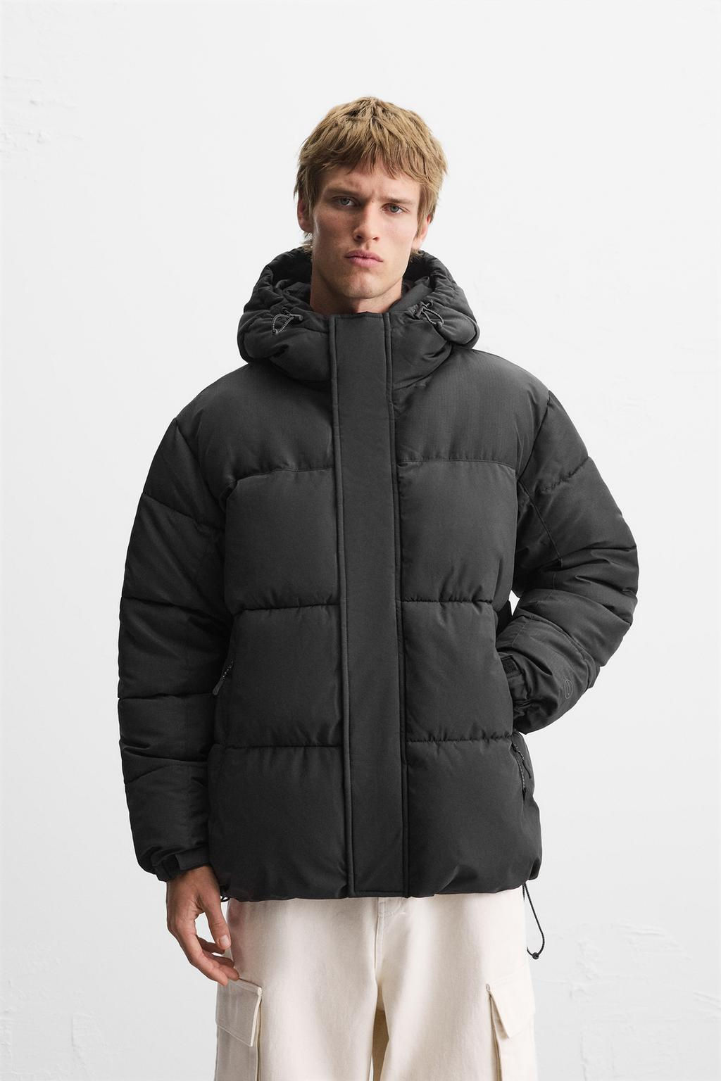 HOODED PUFFER JACKET - Zara фото 2