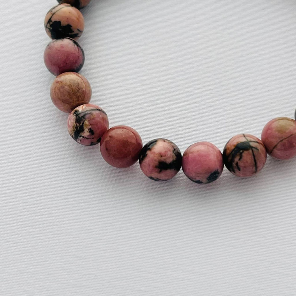 Браслет из Родонита 17 см