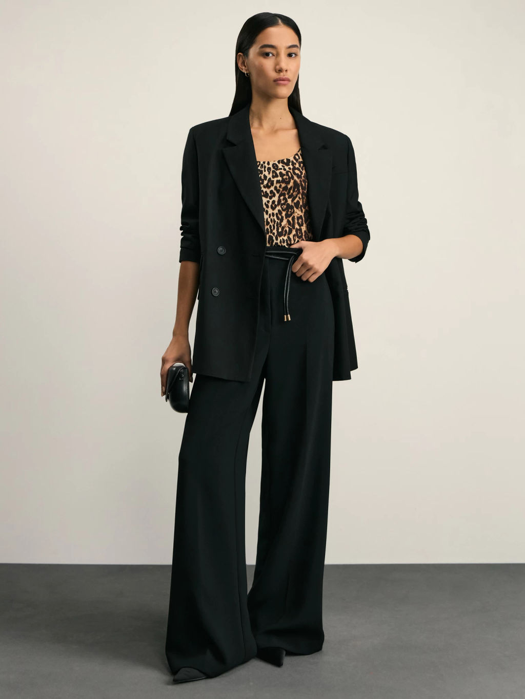 Базовый топ с широкими бретелями с принтом / Zarina  фото 3