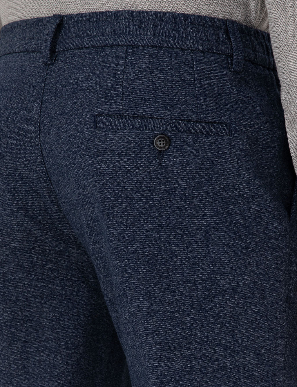 Lacivert Ekstra Slim Fit Kuma_ Pantolon