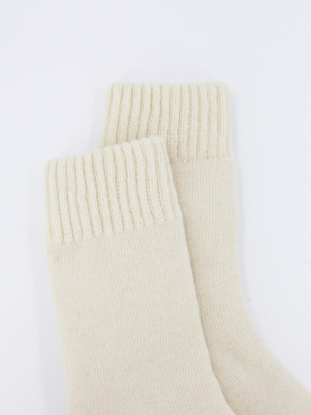 Носки р.35-40 Шерстяные Пух Кремовые - Krumpy фото 5