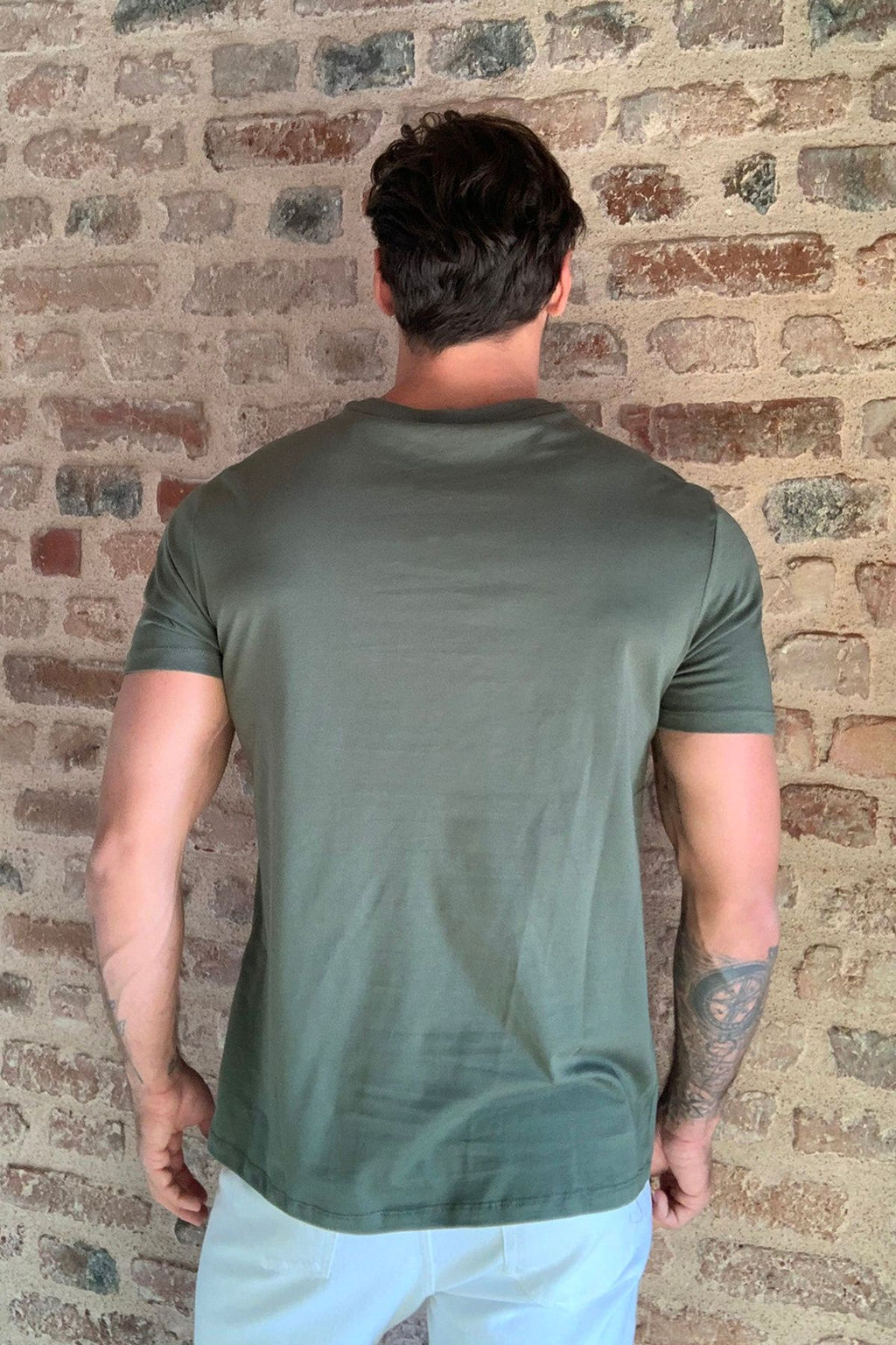 TRENDYOL MAN Lacivert Regular/Normal Kesim Logo Bask?l? %100 Pamuklu K?sa Kol T-Shirt TMNSS20TS0984 - Trendyolmilla фото 2