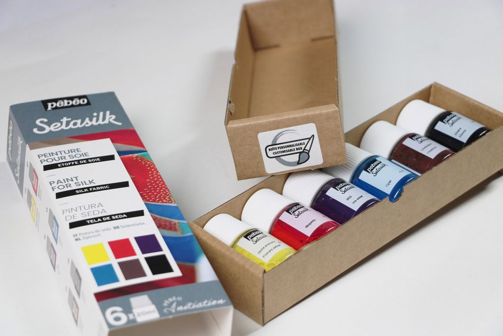 PEBEO Набор красок Setasilk Открытие по шелку 6 цв. х 20 мл 756485