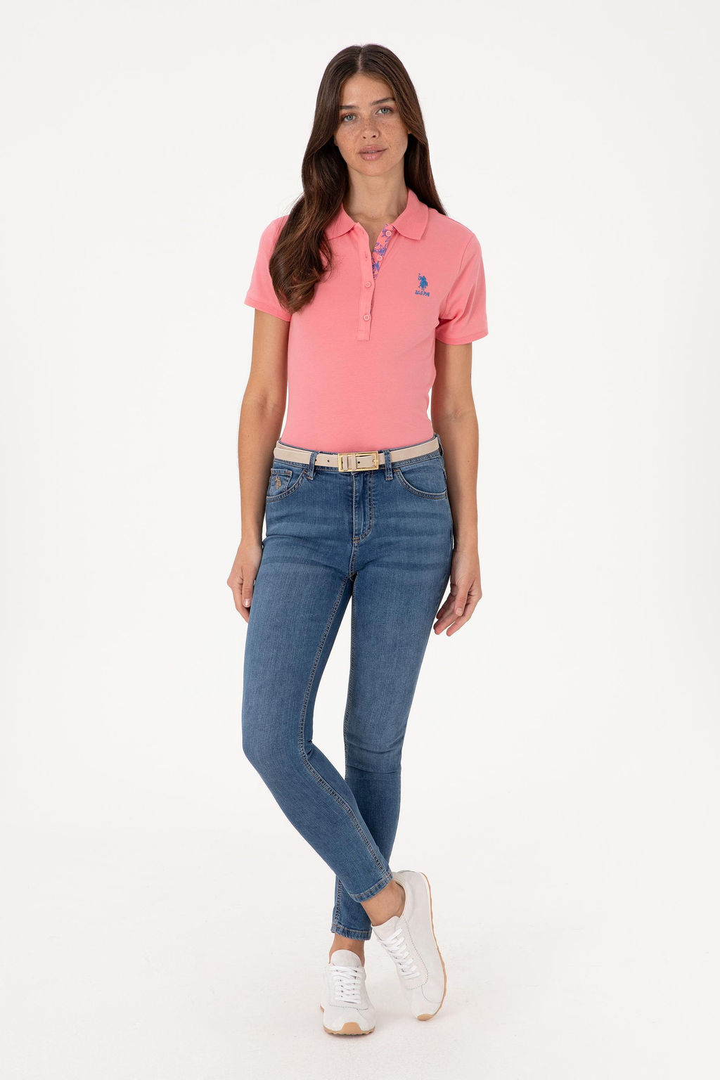 Kad_n Pembe Basic Ti__rt Sepette S_rpriz _ndirim - U.s. polo assn фото 4