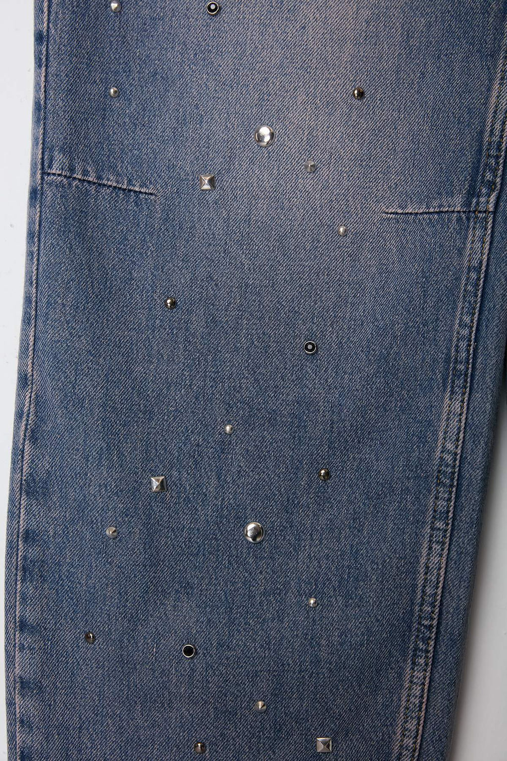 Limited Edition Mavi DOKUMLU Tas Detayl? Yuksek Bel Baggy Jeans TWOSS26JE00243 - Trendyolmilla фото 7