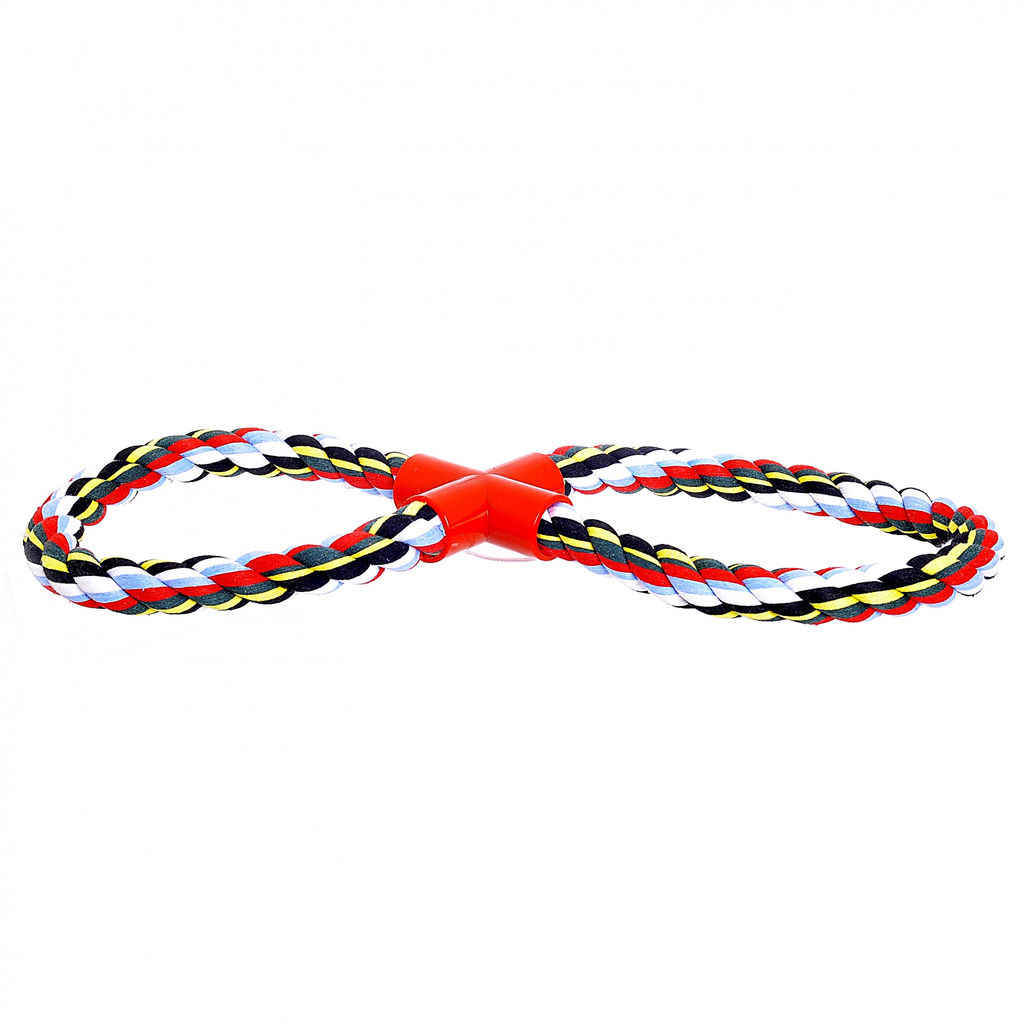 Игрушка для собак "2 кольца из каната", хлопок (Cotton flossy toy 8-shape) 140755 140755