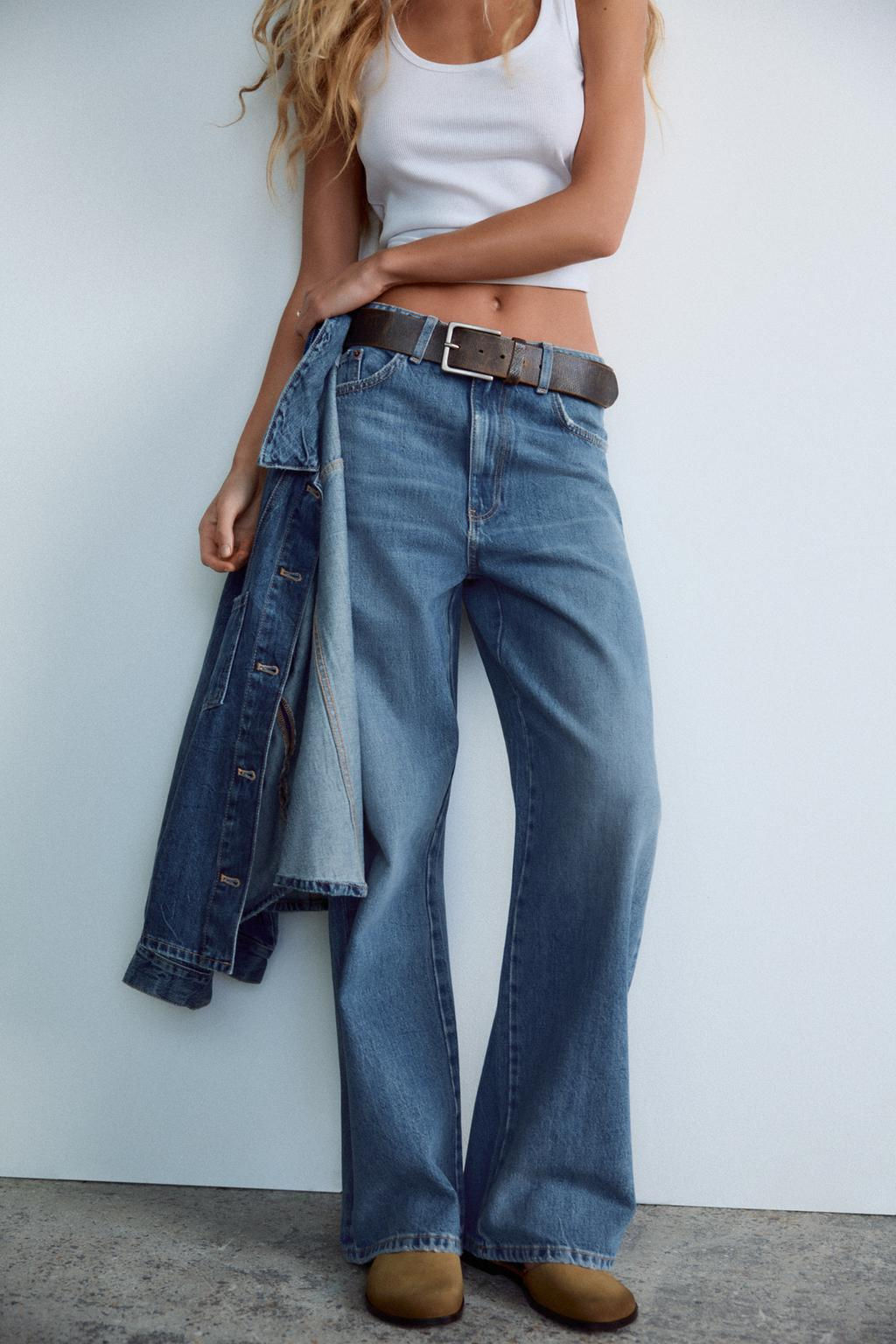 TRF MID-WAIST BAGGY JEANS - Zara фото 6