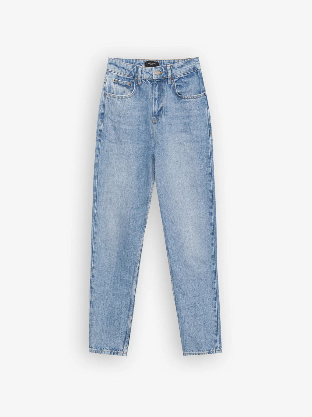 ЕМКА / Зауженные джинсы из плотного натурального хлопка - Emka фото 5