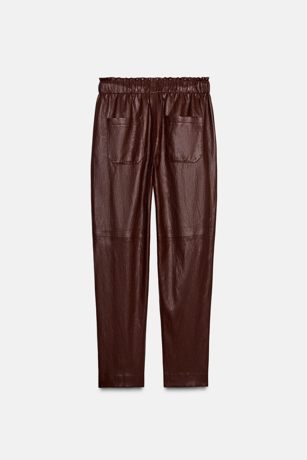 FAUX LEATHER TROUSERS - Zara фото 8