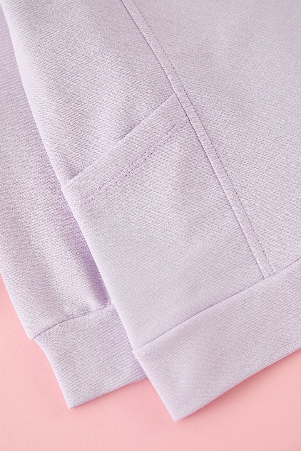 Lila K?z Cocuk Cicek Desenli Pamuklu Polo Yaka Orme Sweatshirt TKDAW25SW00027 - Trendyolmilla фото 2