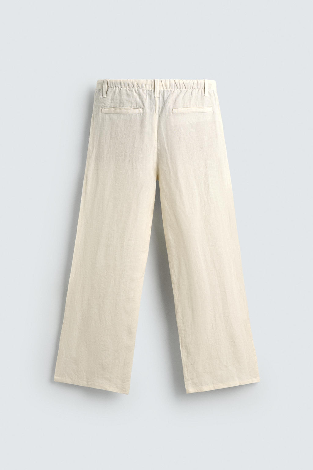 PANTAL?N RELAXED FIT 100% LINO / Crudo