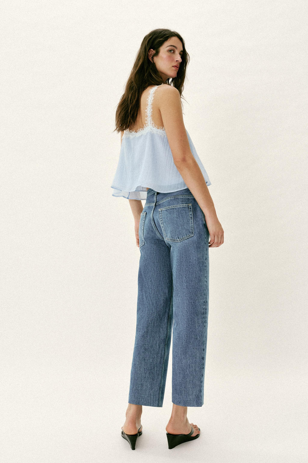 JEANS Z1975 SLIM TIRO ALTO / Azul - Zara фото 3
