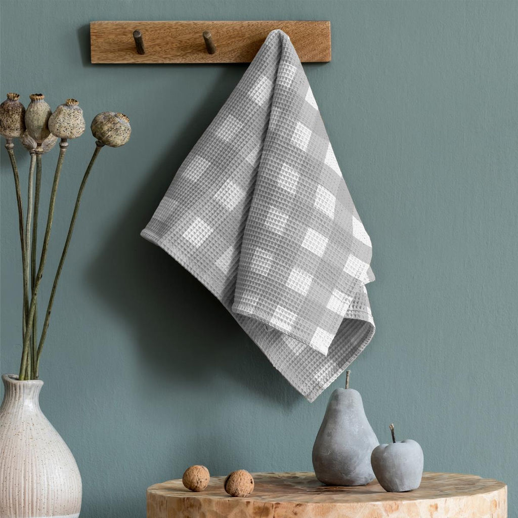 Полотенце вафельное Vse DOMA 13166-8 Иллюзион - Тейковский хлопчато-бумажный комбинат фото 4