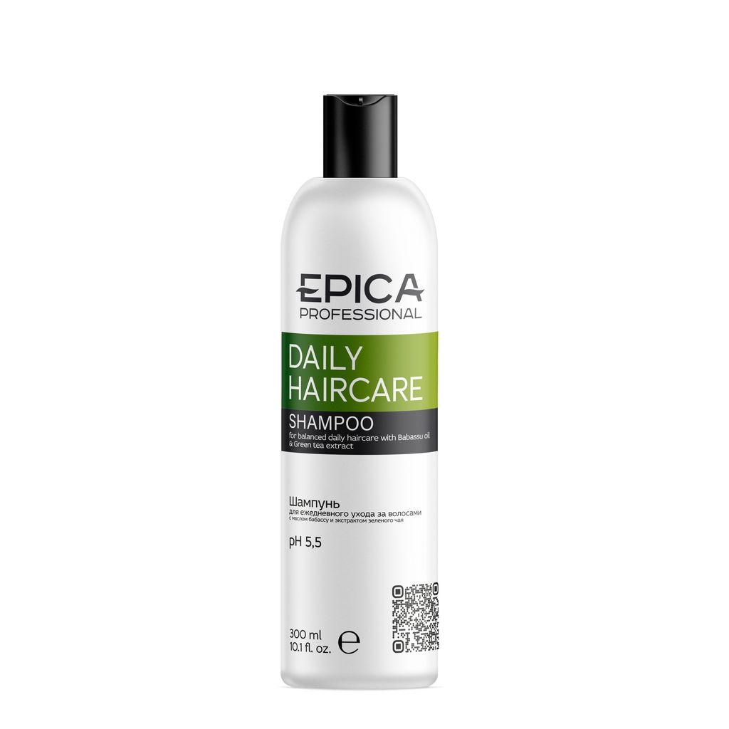 EPICA Daily Haircare Шампунь д/ежедневного ухода, 300мл.с маслом бабассу и экстрактом зеленого чая - Epica professional фото 2