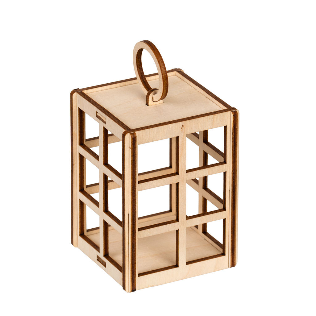 Заготовка для декорирования Mr. Carving КЛ-19 Заготовка Фонарик фанера 6 х 6 х 8 см 01 фото 4