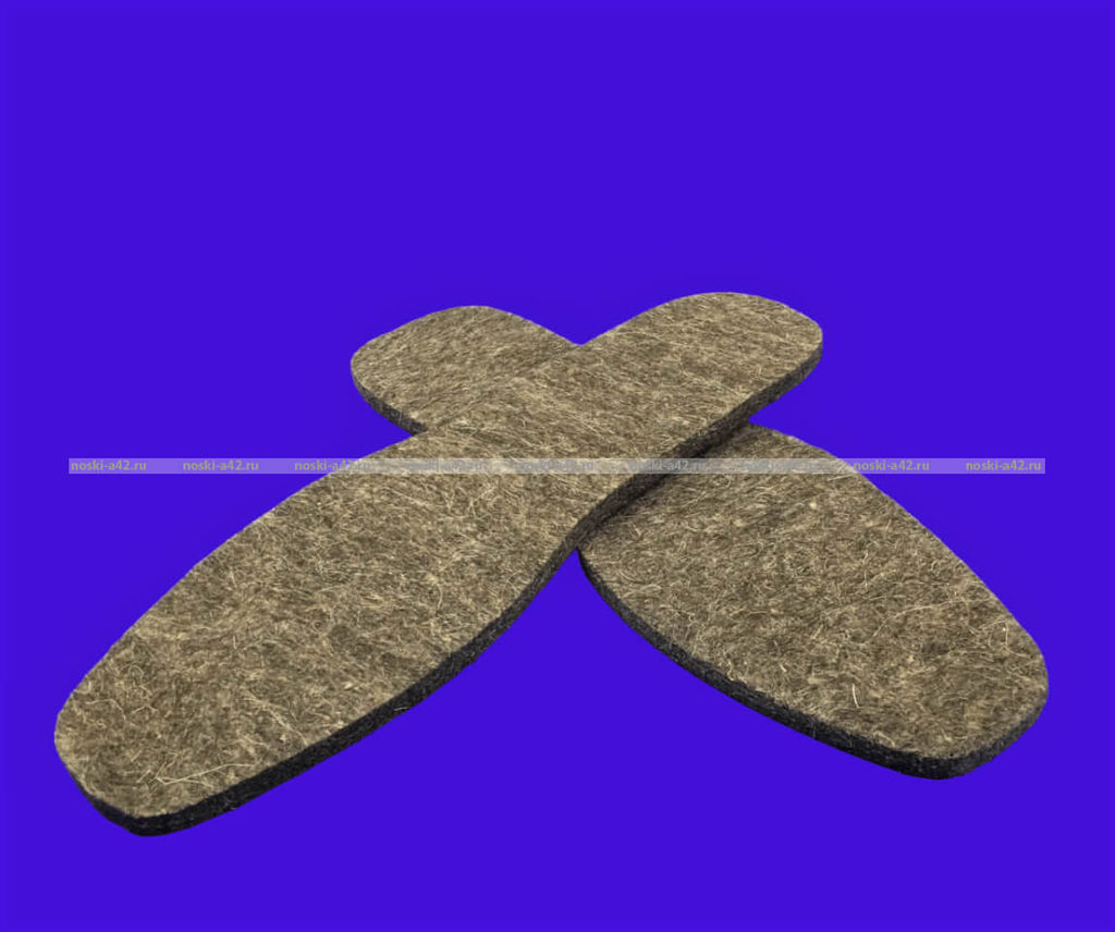 Цена за 5 шт. Войлочные стельки БЕЗРАЗМЕРНЫЕ толстые 7 мм