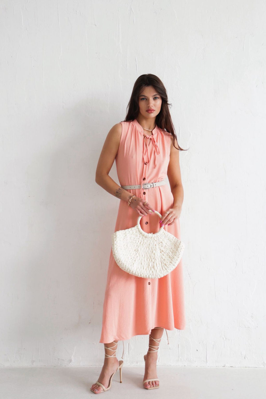 Платье, как из к/ф Красотка, персиковое - Martichelli фото 12