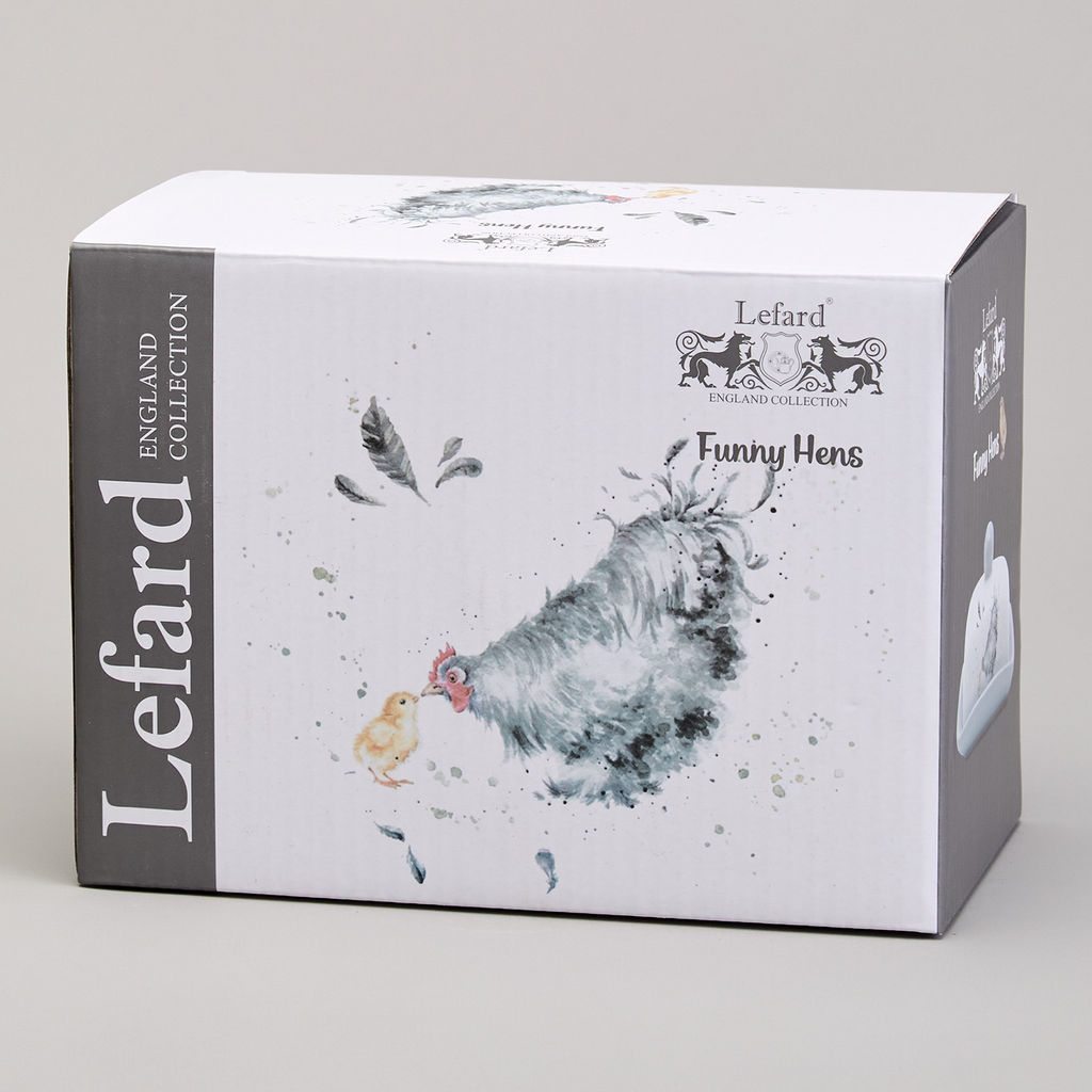 МАСЛЕНКА LEFARD FUNNY HENS 17*12*8,5 СМ (КОР=24ШТ.) фото 2
