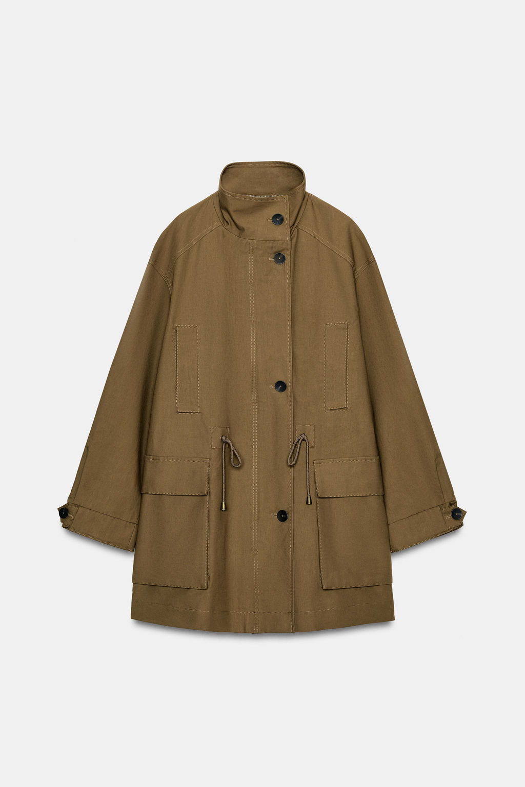 OVERSIZE PARKA ZW COLLECTION - Zara фото 7