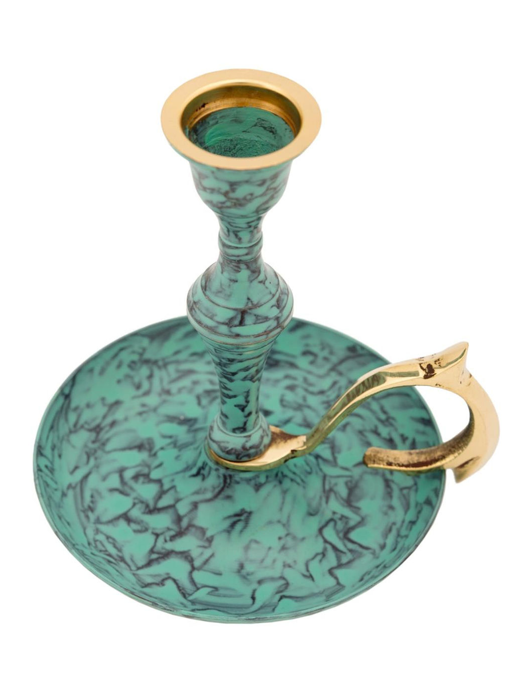 Подсвечник №Коп4621/3 с ручкой (набор из 2) - Ганг фото 2