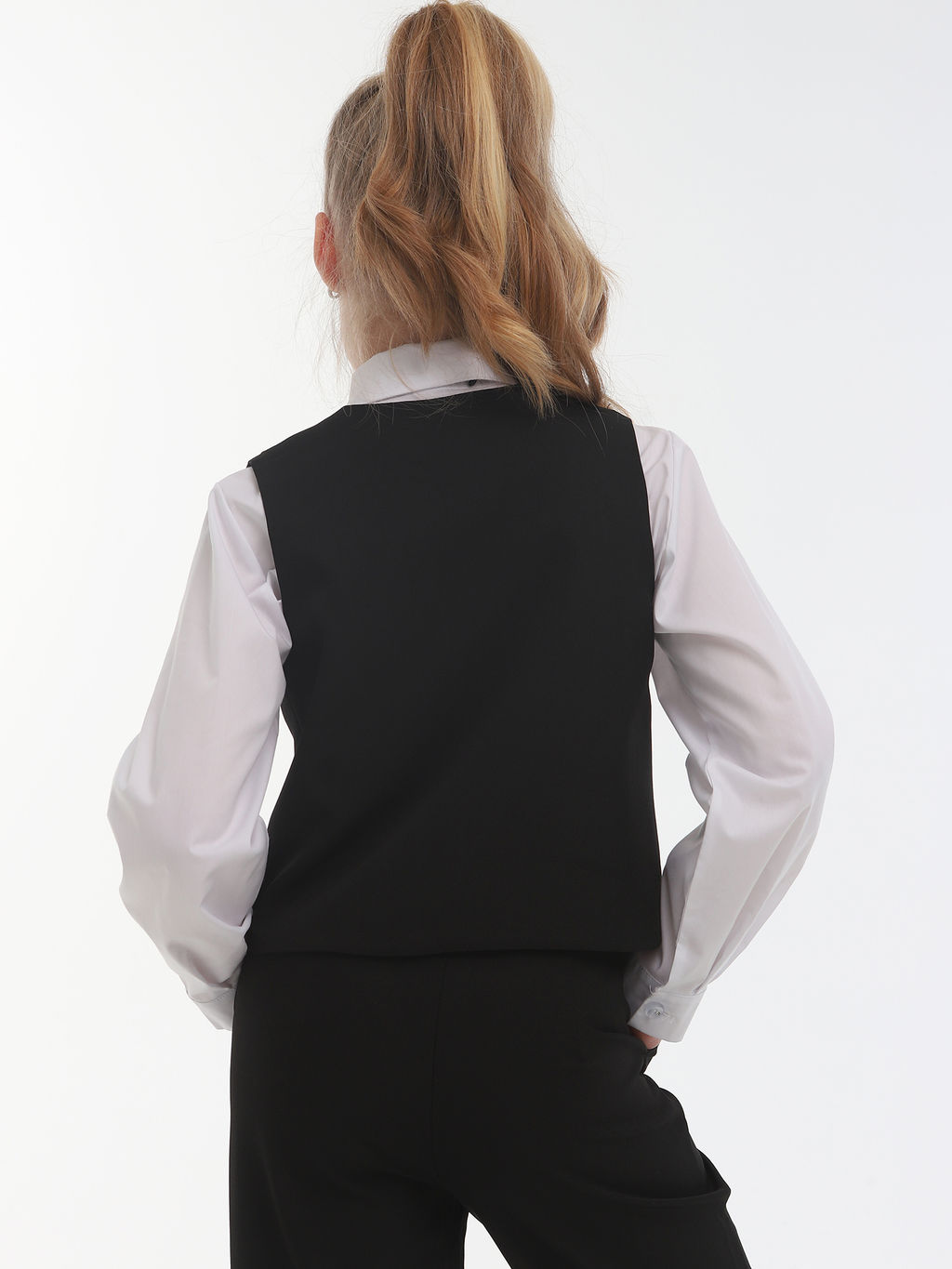 Жилет для девочек - Синий мир фото 7