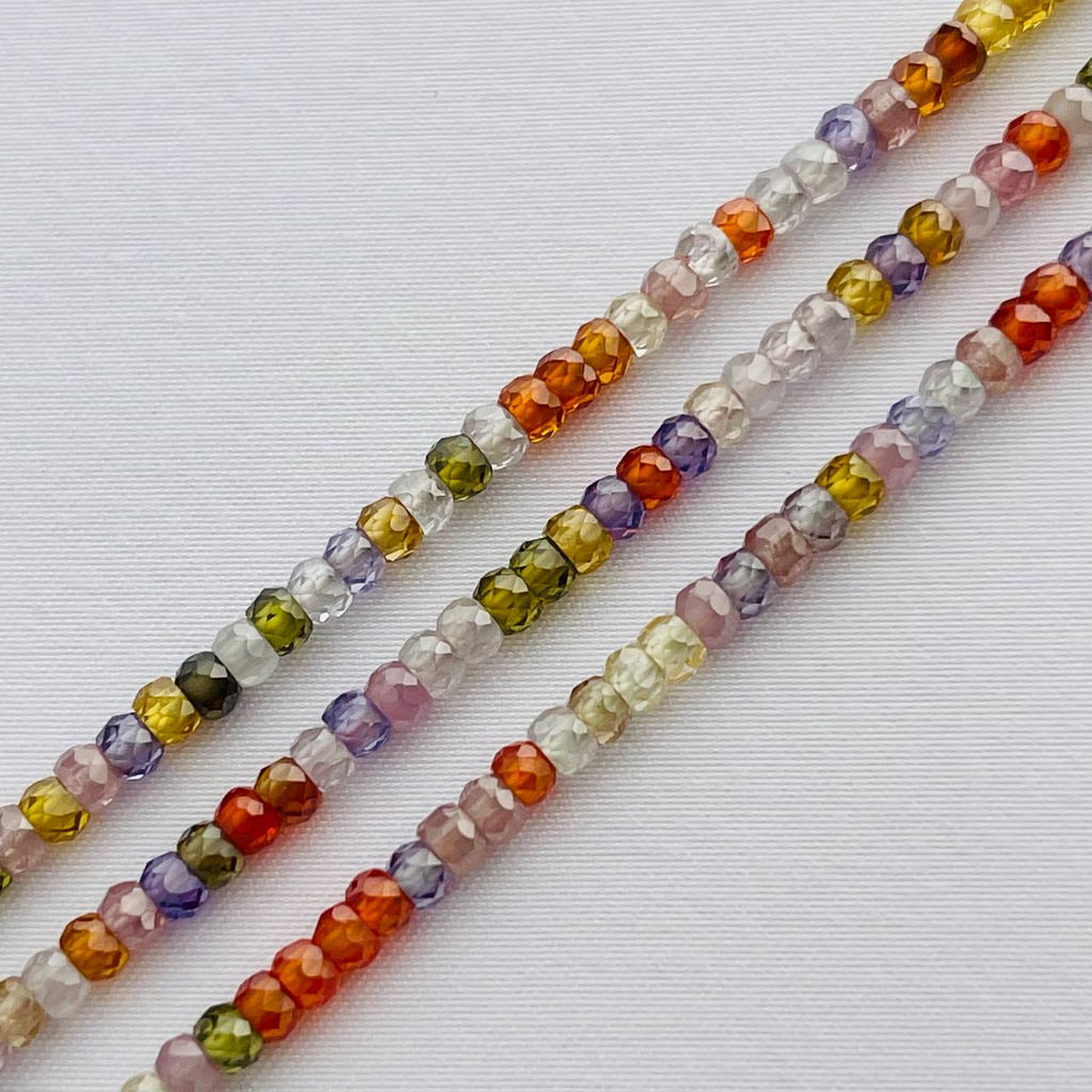 Бусины для украшений из иск. Циркона под самоцветы