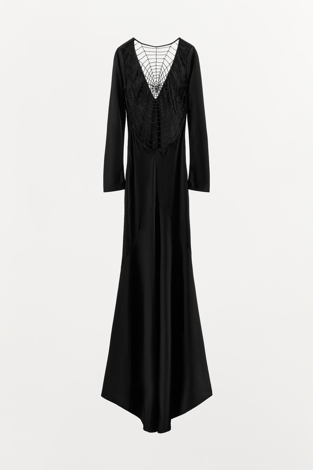 LIMITED EDITION SATIN DRESS WITH SPIDERWEB BACK - Zara фото 6