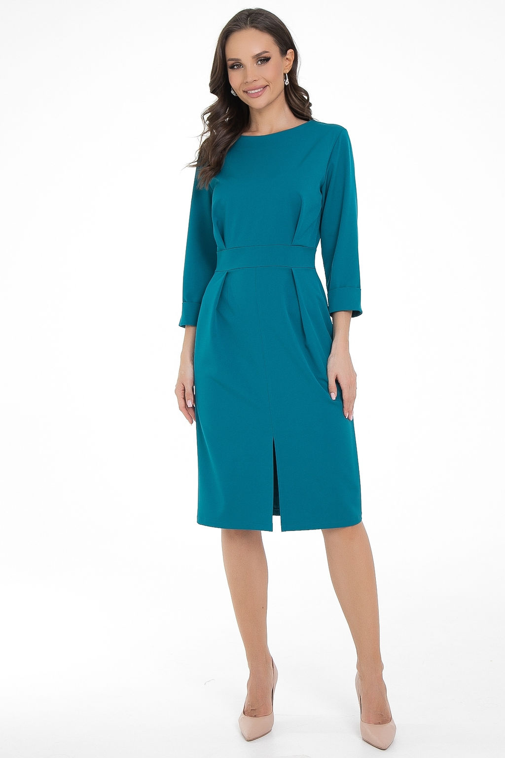 Платье Виктория Стильная (морская волна)