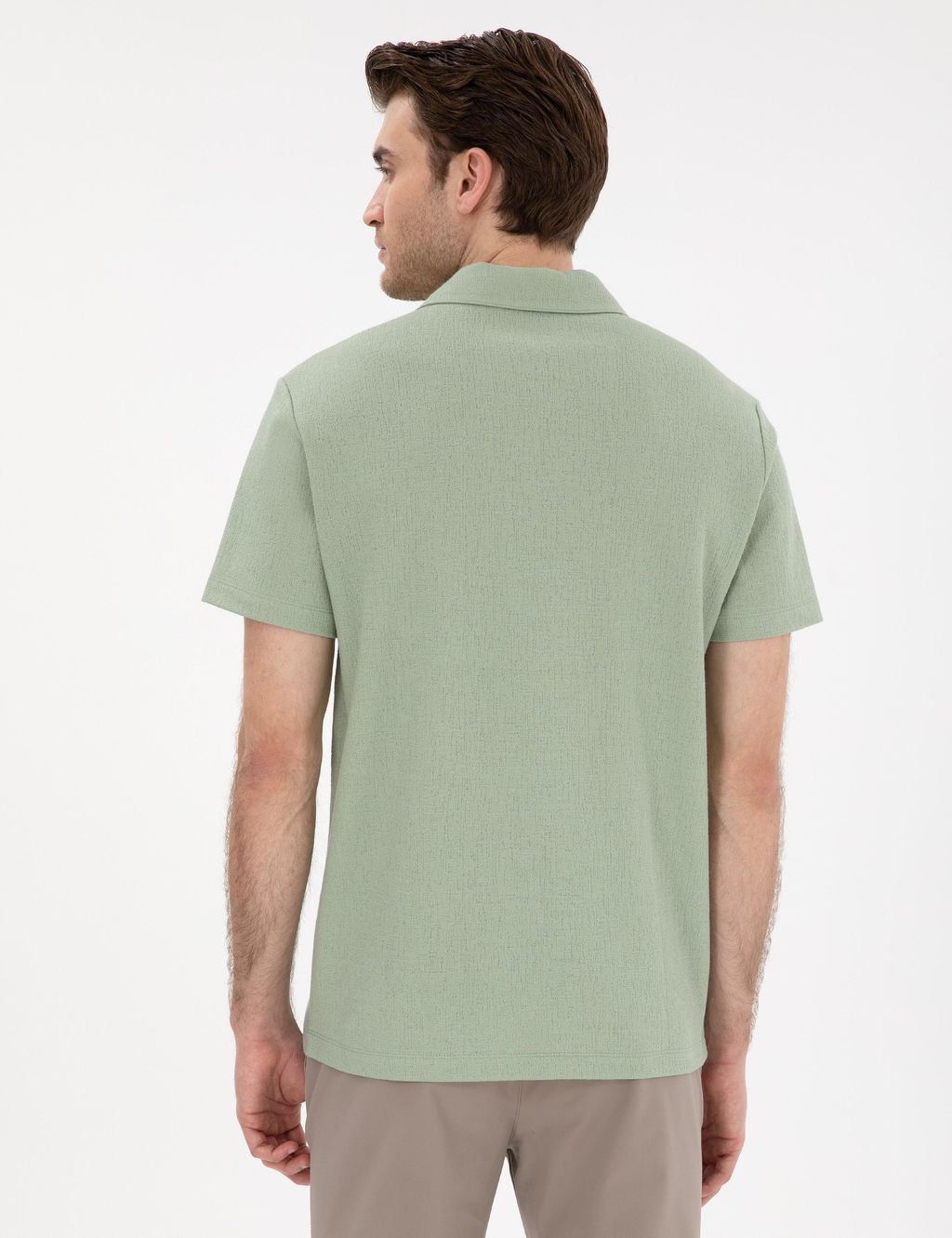 _a_la Ye_ili Slim Fit Polo Yaka Ti__rt - Pierre cardin фото 5