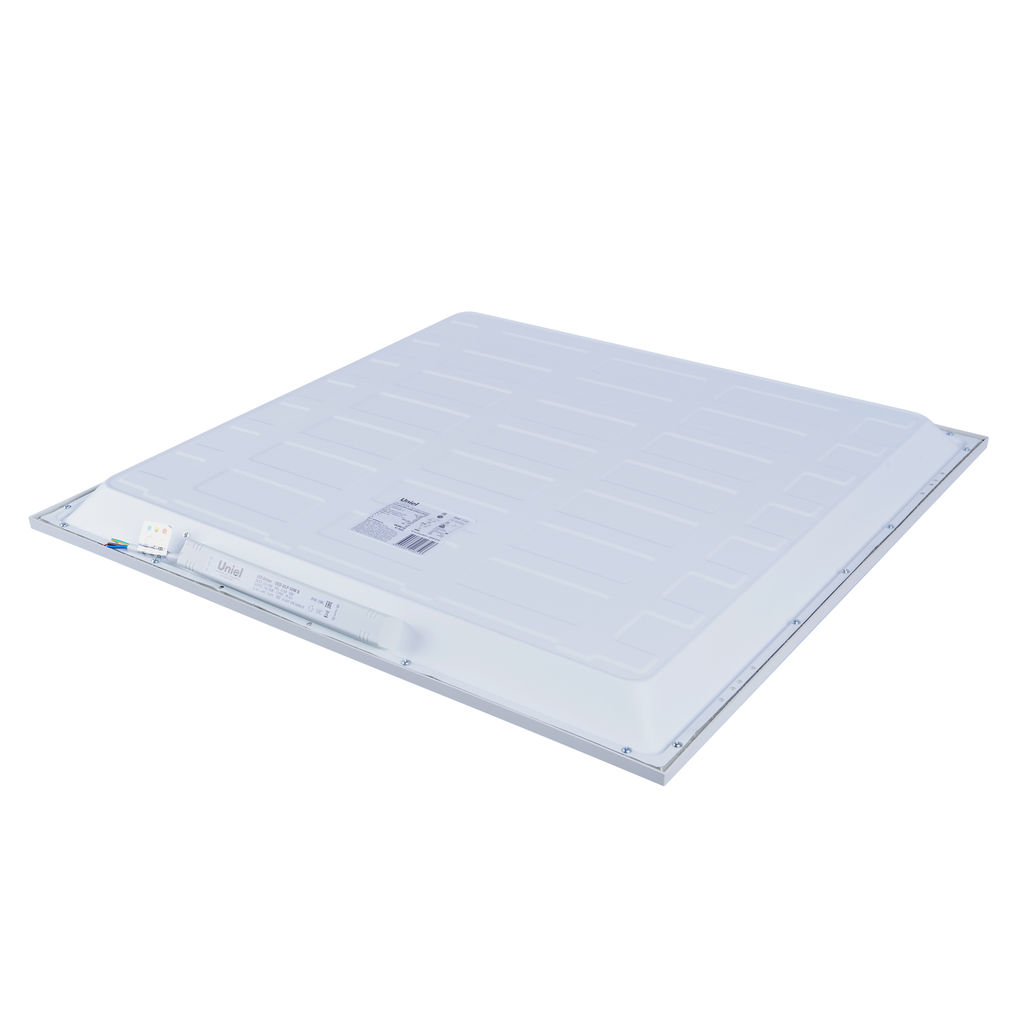 ULP-6060-50W/6500K OFFICE-B WHITE Светильник светодиодный потолочный встраиваемый. Дневной свет (6500K). Рассеиватель матовый. В комплекте с и/п. Корпус белый. ТМ Uniel