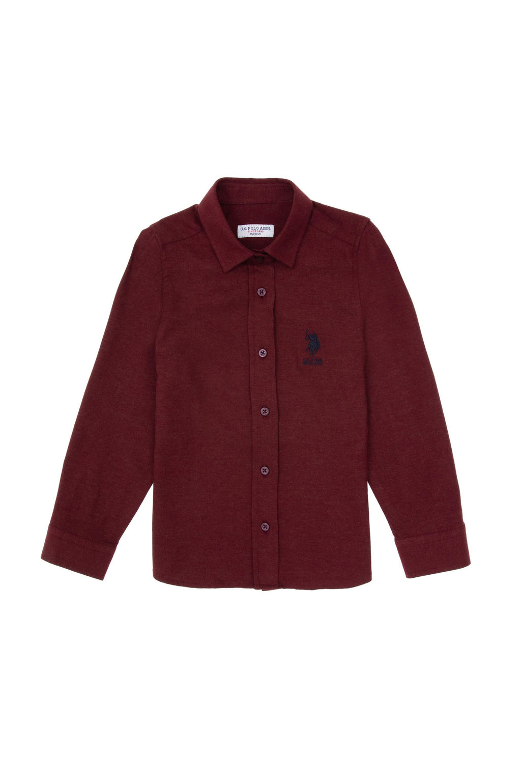 K_z _ocuk Bordo Uzun Kollu Basic G_mlek