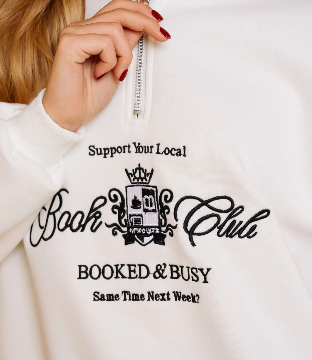 Свитшот #КТ182 (7), белый - Dommod фото 5