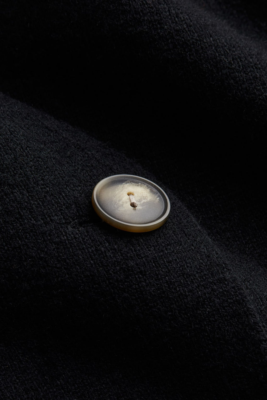 Cardigan de lana de doble botonadura - H&m фото 7