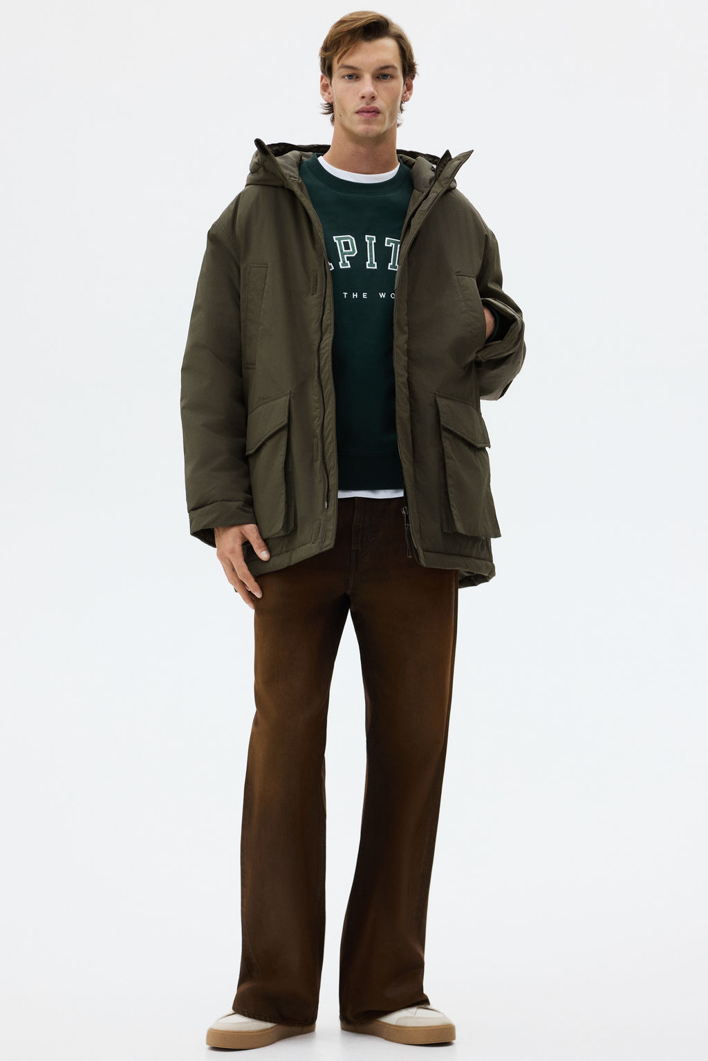 Parka acolchada repelente al agua - H&m фото 9
